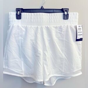 Ideology Women’s Bright White Athletic Shorts – Size Medium | NWT Sporty Fit